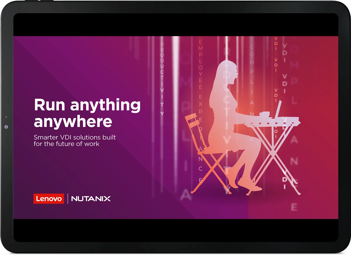 Run anything anywhere - Lenovo Data Storage Central